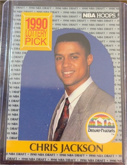1990-91 Hoops #392 Chris Jackson — front