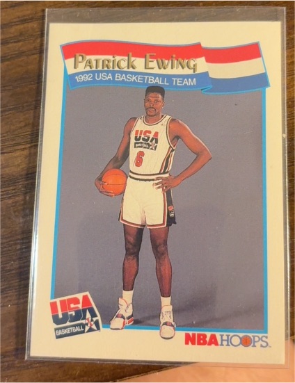 1991-92 NBA Hoops McDonald's #53 Patrick Ewing — front