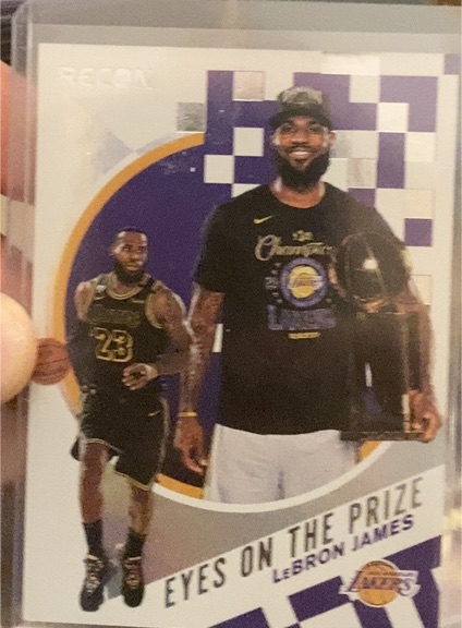 2020-21 Panini Recon Eyes On The Prize #4 LeBron James — front