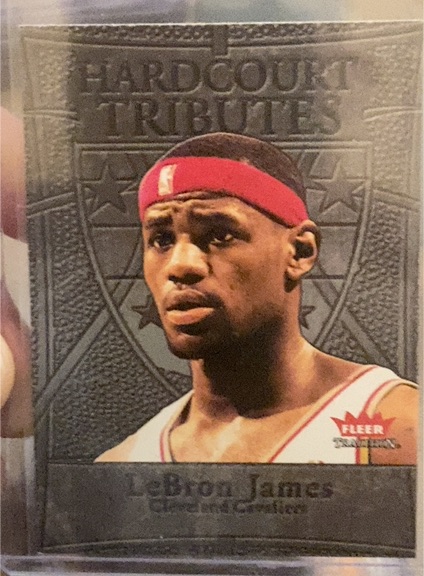 2004-05 Fleer Tradition #20 LeBron James Hardcourt Tributes — front