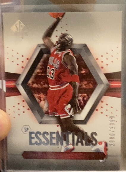 2004-05 SP Authentic Essentials # Michael Jordan — front