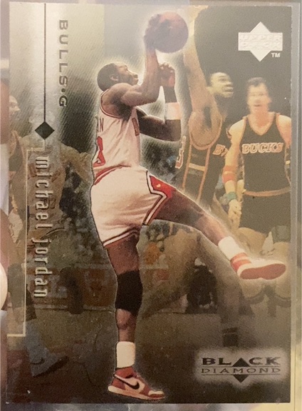 1998-99 Upper Deck Black Diamond #1 Michael Jordan — front