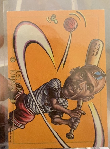 1993 Cardtoons #95 Michael Jordan Just Air Jordan — front