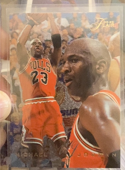 1995-96 Fleer Flair #15 Michael Jordan — front