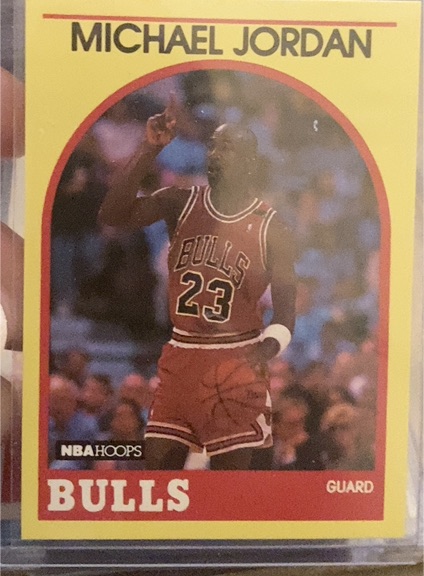 1989-90 NBA Hoops #12 Michael Jordan — front
