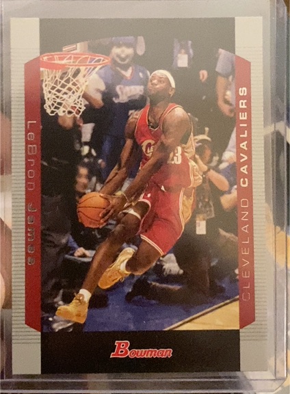 2004-05 Bowman #23 LeBron James — front