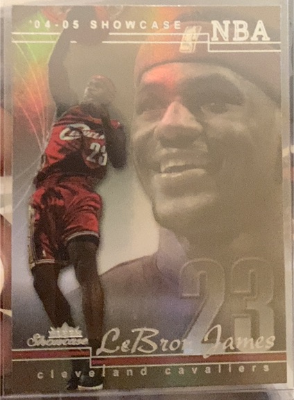 2004-05 Fleer Showcase #11 LeBron James — front