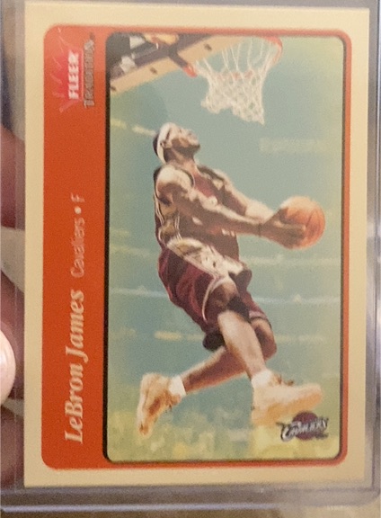 2004-05 Fleer Tradition #140 LeBron James — front