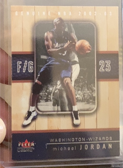 2002-03 Fleer Genuine #23 Michael Jordan — front