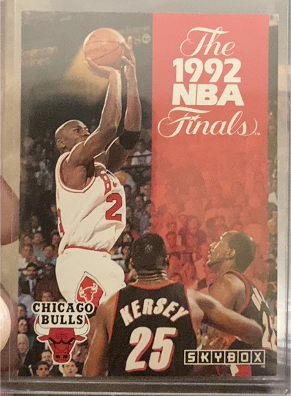 1992-93 SkyBox #314 Michael Jordan The 1992 NBA Finals — front