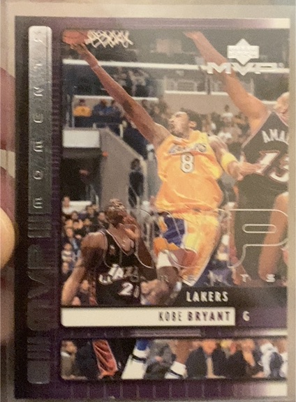 2002-03 Upper Deck MVP #M7 Kobe Bryant MVP Moments — front