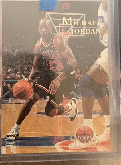 1996 Topps Stars #124 Michael Jordan — front