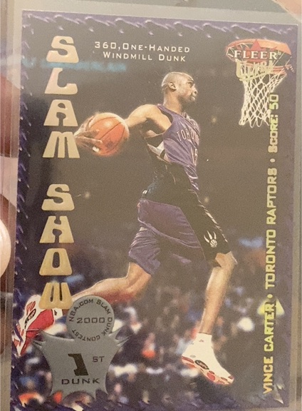 2000-01 Fleer Ultra Slam Show #SS6 Vince Carter — front
