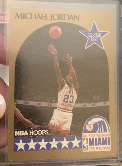 1990 Hoops #5 Michael Jordan — front