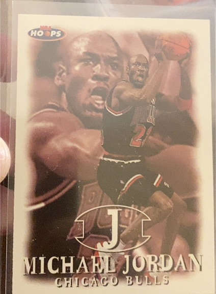 1998-99 NBA Hoops #23 Michael Jordan — front