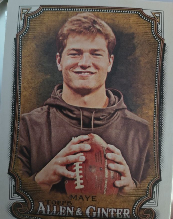 2024 Topps Allen & Ginter #272 Drake Maye — front