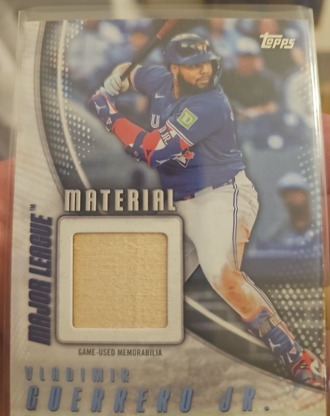 2025 Topps Major League Materials #MLM-VG Vladimir Guerrero Jr. — front