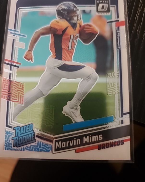 2023 Panini Donruss Optic #231 Marvin Mims Rated Rookie — front