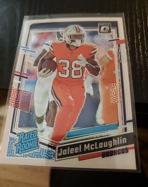 2023 Panini Donruss Optic #232 Jaleel McLaughlin — front