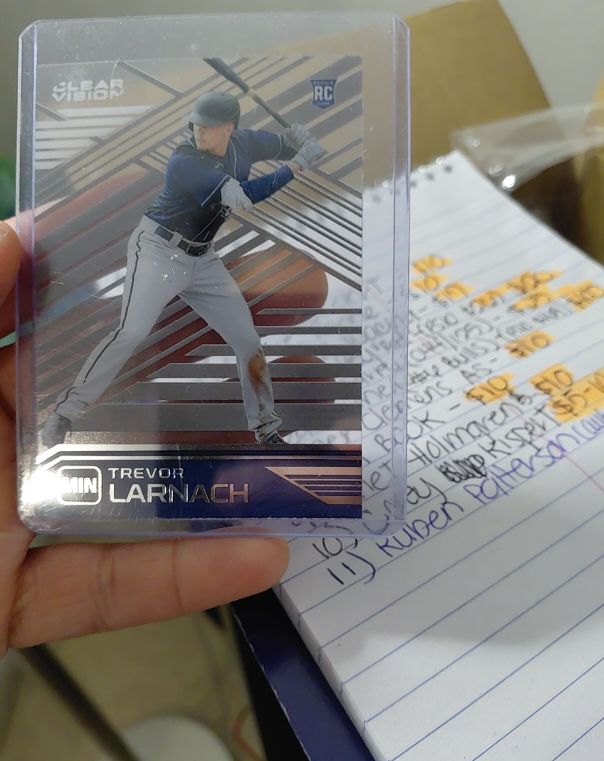 2021 Panini Chronicles Clear Vision #MIN Trevor Larnach — front