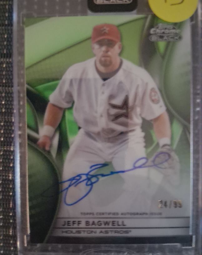 2025 Topps Chrome Black #CBA-JBA Jeff Bagwell — front