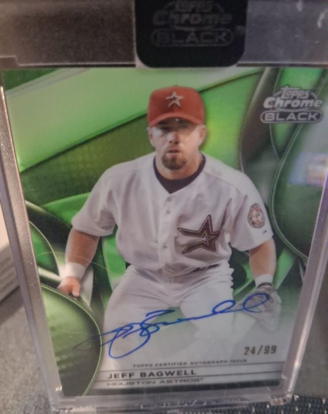 2025 Topps Chrome Black #24 Jeff Bagwell — front