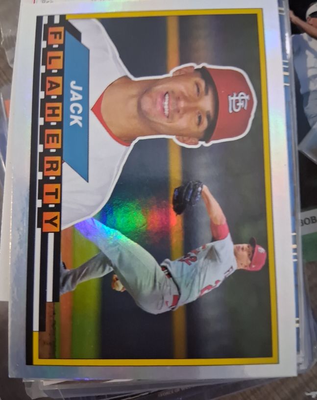 2021 Topps Archives 1989 Topps Big Foil #89BF-46 Jack Flaherty — front