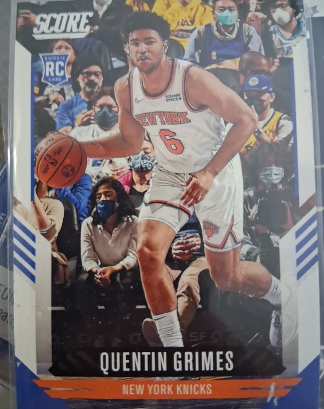 2021-22 Panini Chronicles Score #128 Quentin Grimes — front