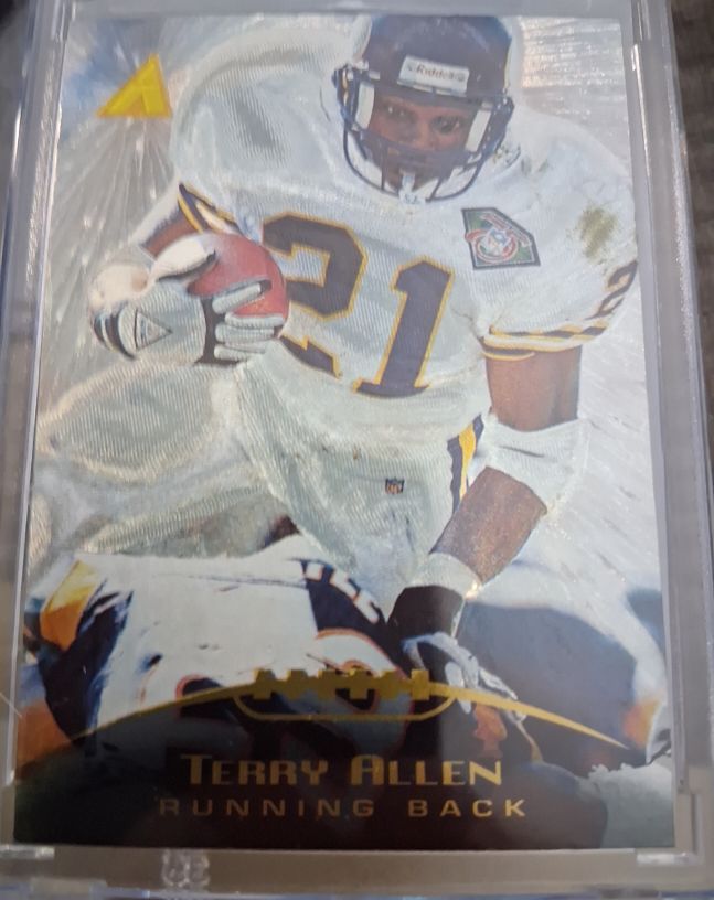 1995 Pinnacle #185 Terry Allen Washington Redskins — front