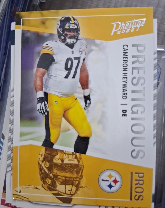 2022 Panini Prestige #PP-15 Cameron Heyward Prestigious Pros — front