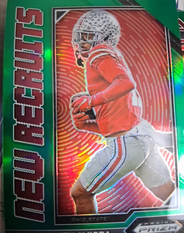 2023 Panini Prizm Draft Picks New Recruits #NR-4 Jaxon Smith-Njigba — front