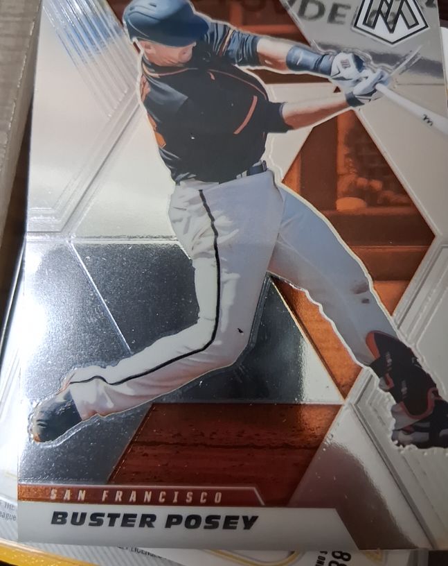 2021 Panini Mosaic #21 Buster Posey — front