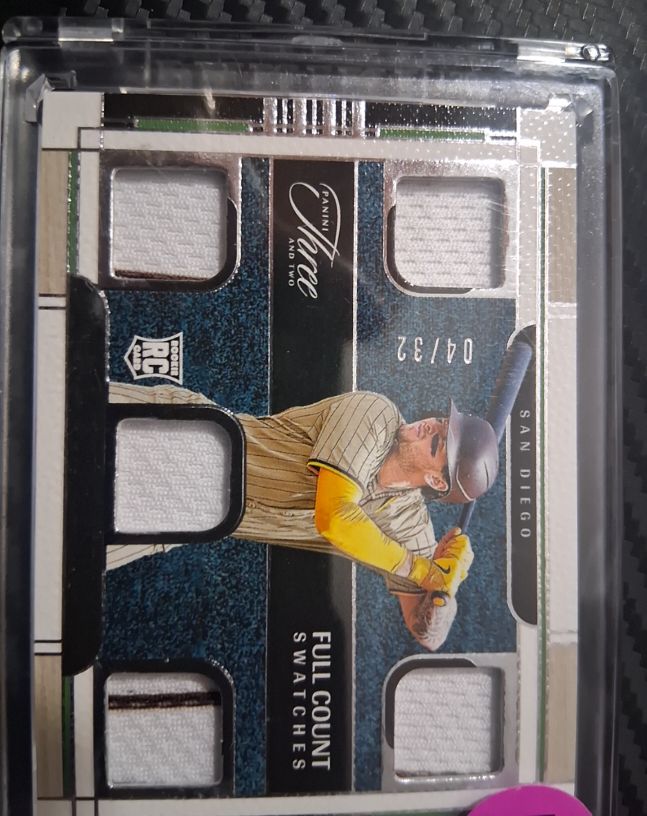 2024 Panini Three and Two Full Count Swatches Colt Keith #04/32 — front