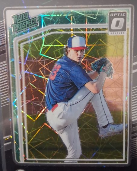 2025 Donruss Optic Rated Prospect Laser — front