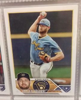 2023 Topps Series 1 #323 Adrian Houser — front
