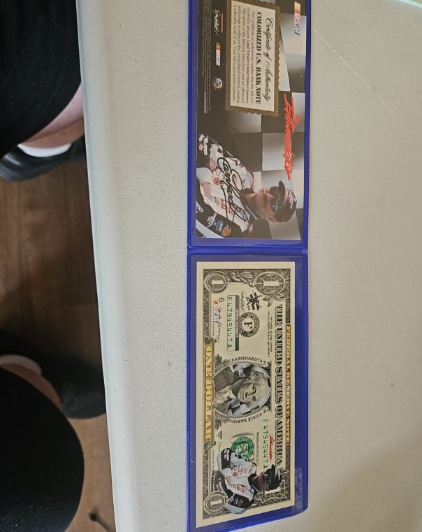 2000 Colored E's Dale Earnhardt $2 Bill — front