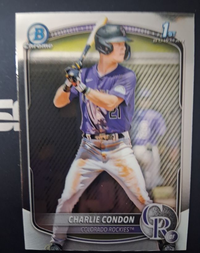 2025 Bowman Chrome Prospects #BCP-75 Charlie Condon — front