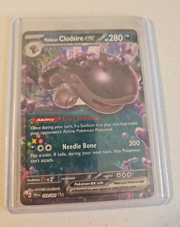 2023 Pokémon TCG Paldean Fates #059 Paldean Clodsire ex — front