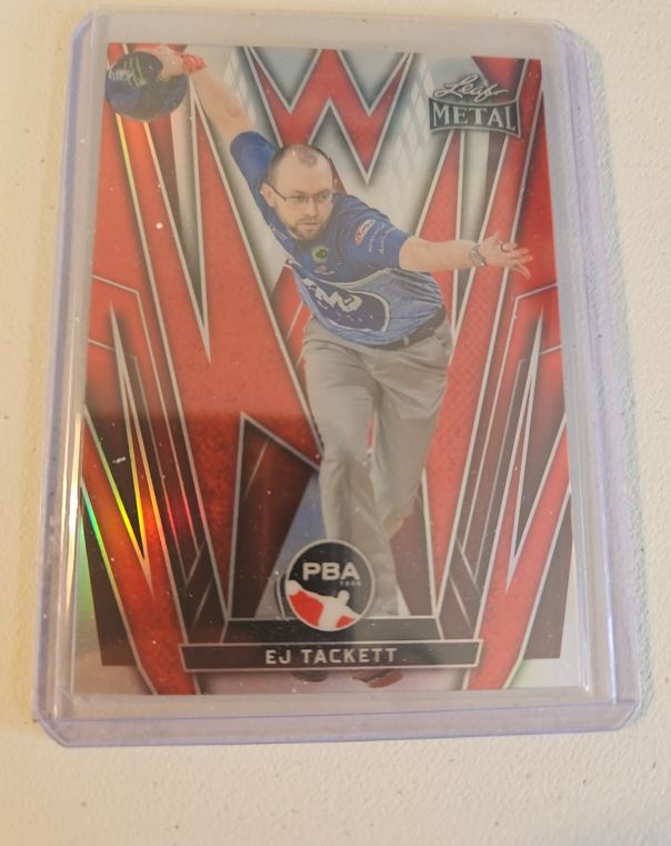 2024 Leaf Metal PBA #EJ Tackett — front