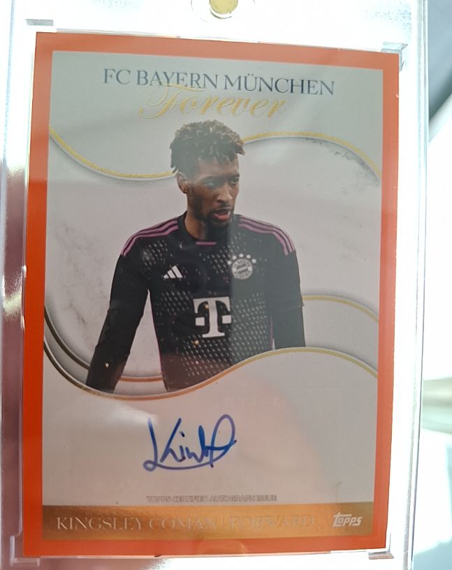 2024 Topps FC Bayern München Forever Kingsley Coman Autograph — front