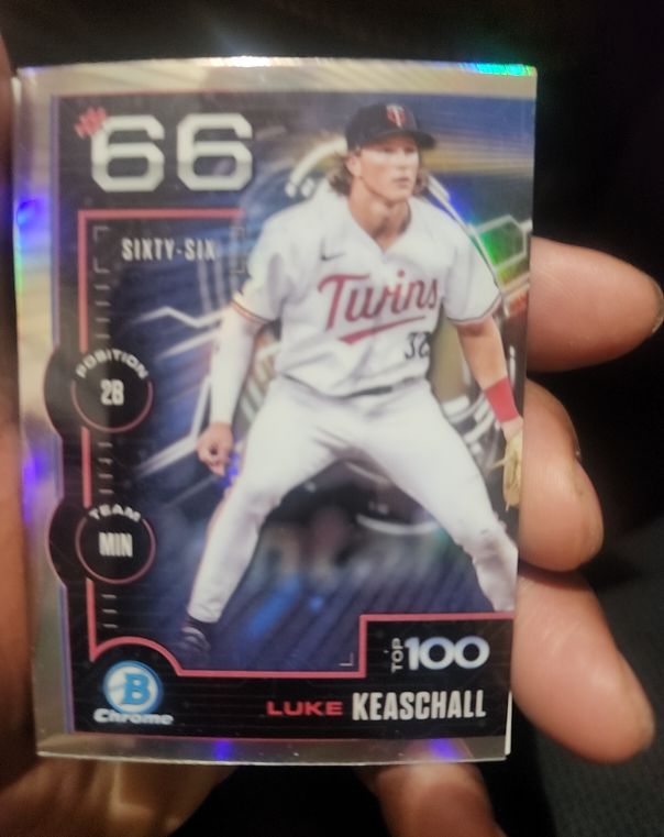 2025 Bowman Top 100 #BTP-66 Luke Keaschall — front