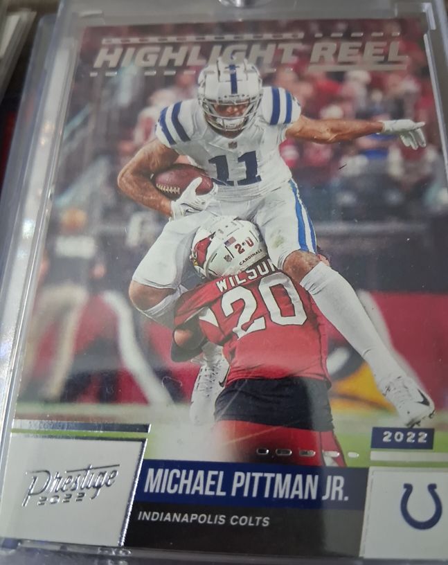 2022 Panini Prestige #HR-20 Michael Pittman Jr. Highlight Reel — front