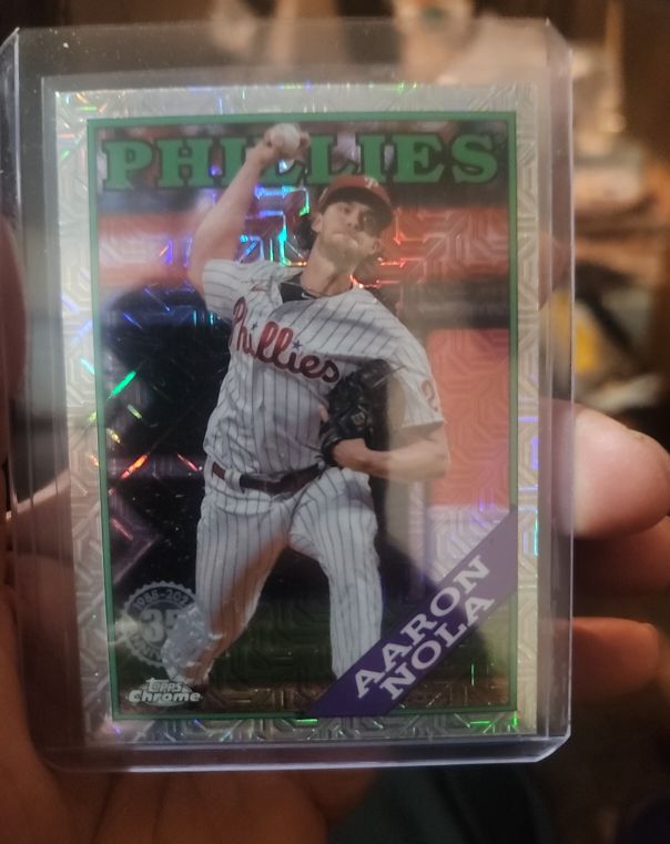 2023 Topps '88 Topps Chrome Silver Pack #2T88C-60 Aaron Nola — front