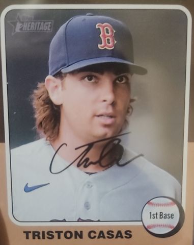 2024 Topps Heritage #352 Triston Casas — front
