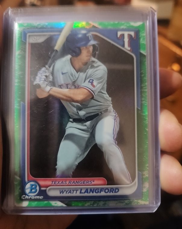2024 Bowman Chrome Prospects #BCP-64 Wyatt Langford — front