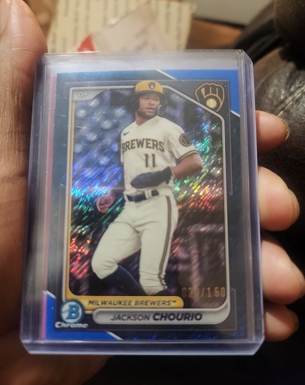 2024 Bowman Chrome Prospects #BCP-140 Jackson Chourio — front
