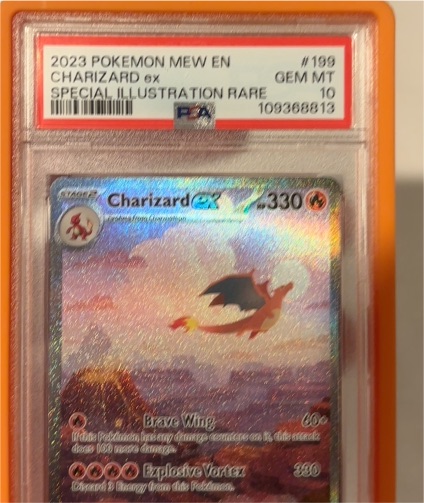 2023 Pokemon Mew EN #199 Charizard ex Special Illustration Rare — front