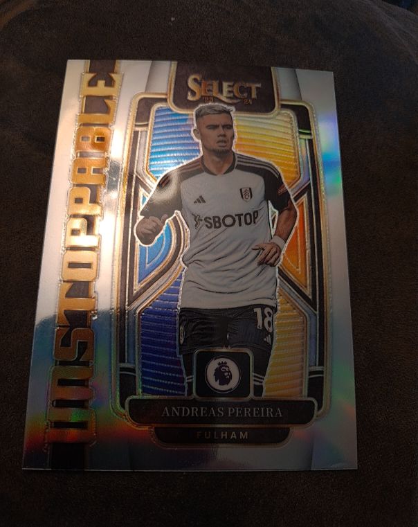 2023-24 Panini Select Premier League #10 Andreas Pereira Unstoppable — front