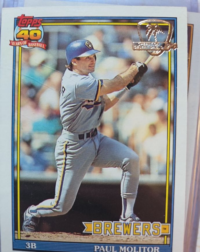 1991 Topps #95 Paul Molitor — front
