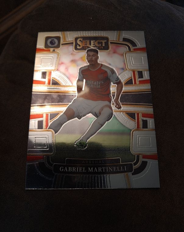 2023-24 Panini Select Premier League Terrace #7 Gabriel Martinelli — front